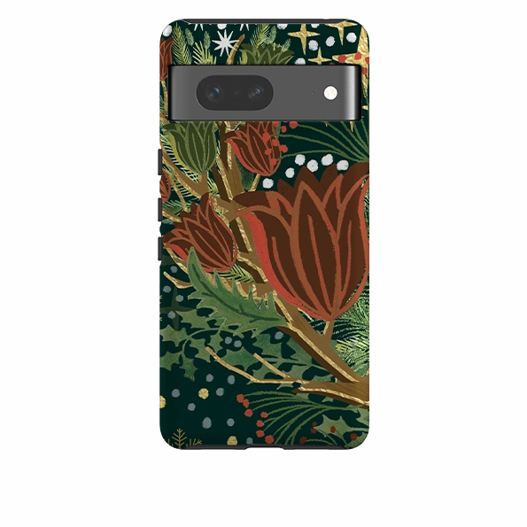 Colorful Pattern Vivid Pattern Design Google Tough Case - Xmas Deer II By Emma Frances Grant
