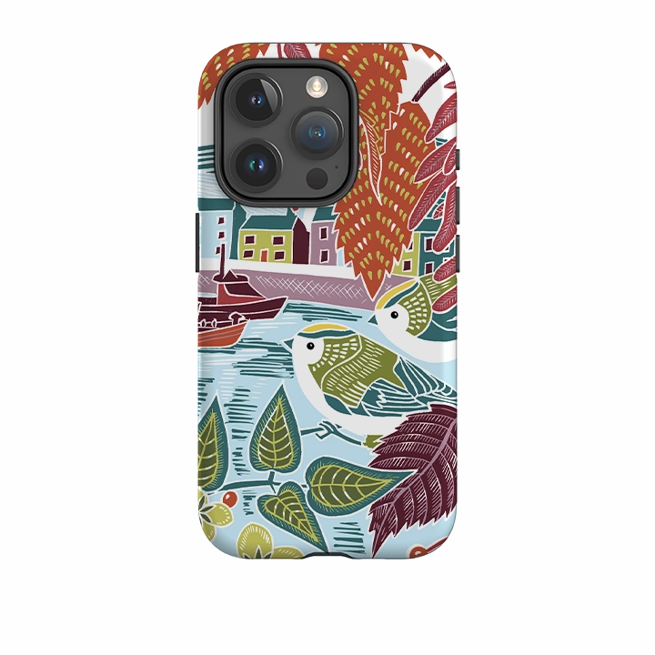 iPhone Case - Goldcrests Harbour By Kate Heiss Elegant Texture Protective Pattern Texture