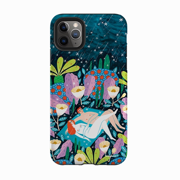 Transparent Edge iPhone Tough Case - Perseide By Madalina Andronic