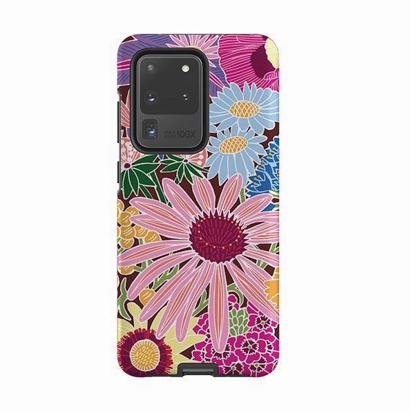 Samsung Tough Case - Jigsaw Floral 1 By kate Heiss Edge Shield