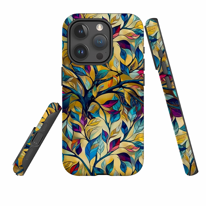 iPhone Case - Ripley Leaves Smooth Outline Vivid Pattern