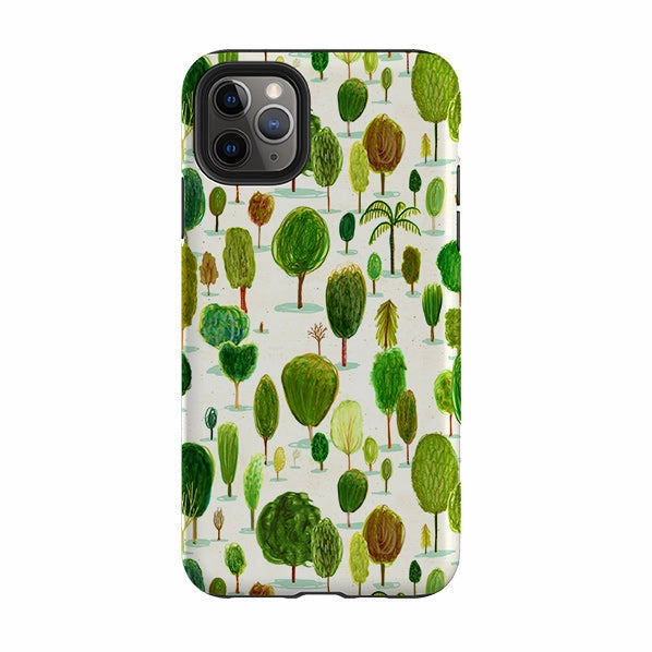 Polished Layer iPhone Tough Case - Summer In The Arboretum By Katherine Quinn