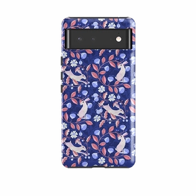 Soft Pattern Layer Google Tough Case -  Hare Pattern By Bex Parkin