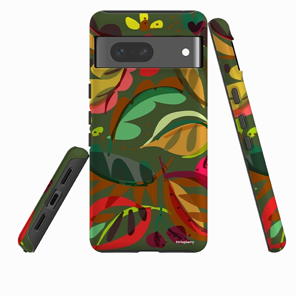 Smooth Surface Refined Pattern Google Tough Case -  Autumn Leaves By Sarah Campbell