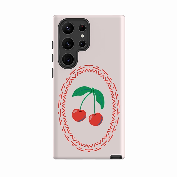 Samsung Tough Case - Two Cherries Unique Pattern