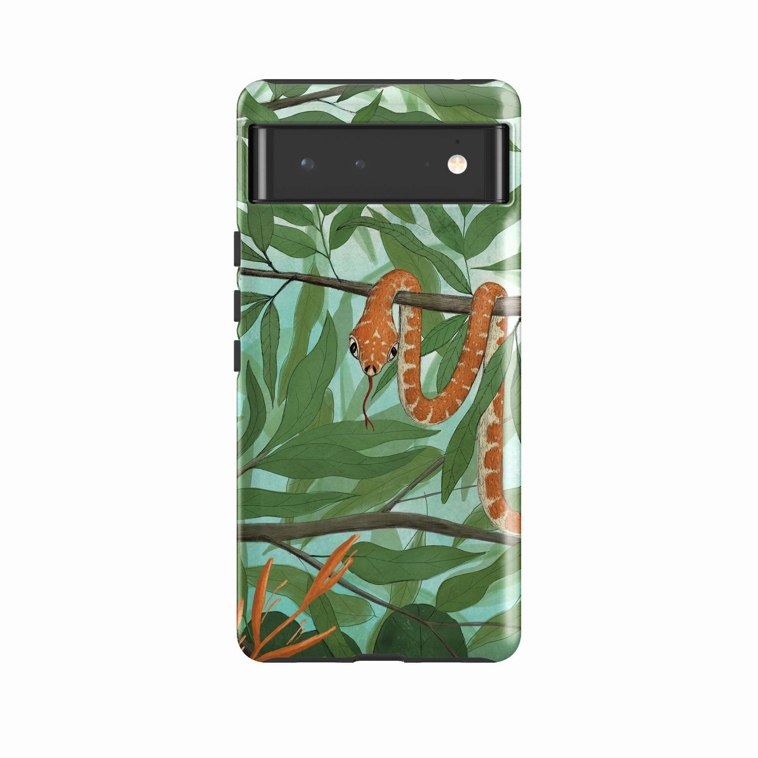 Minimal Look Flexible Touch Google Tough Case -  Snake By Maja Lindberg