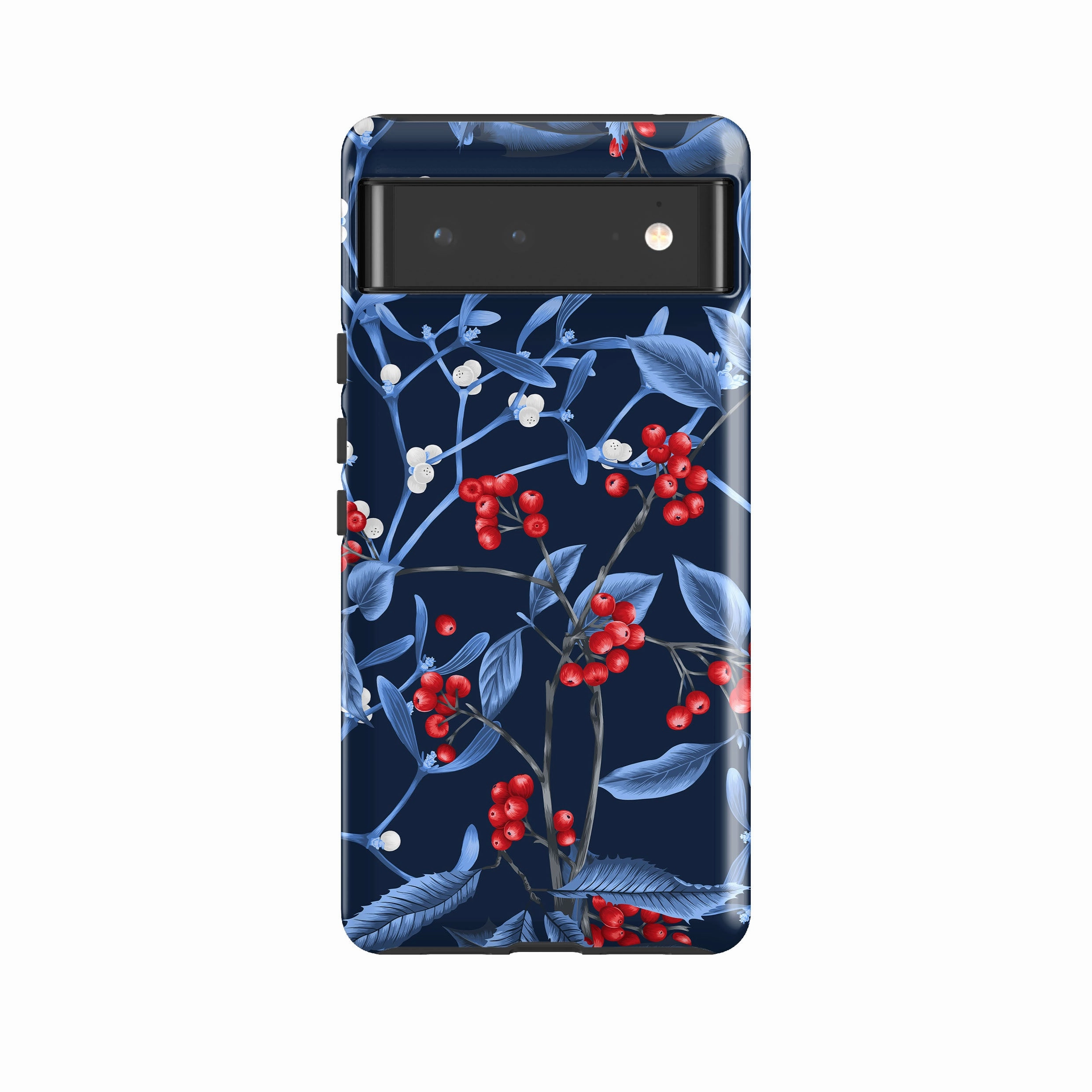 High protection Luxury Style Google Tough Case -  Magical Xmas Blue