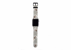 Westiepoo Grey Apple Watch Strap Modern Design