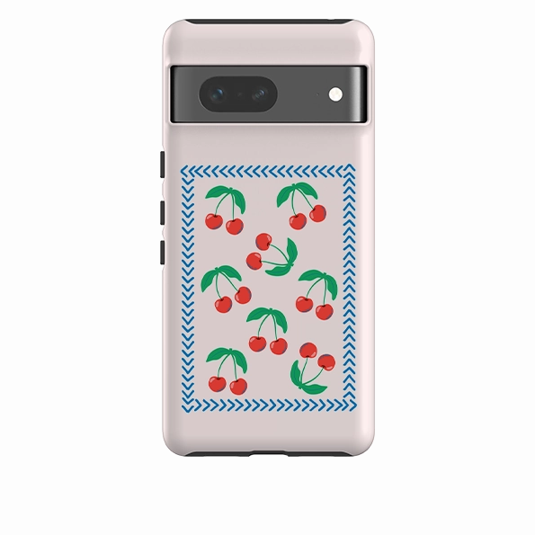 Daily Durability Soft Edge Look Google Tough Case - Summer Cherries