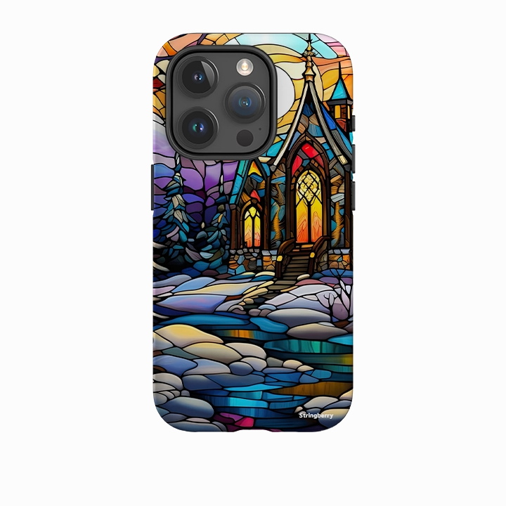 iPhone Tough Case - Winter Mosaic II Rugged Pattern Texture