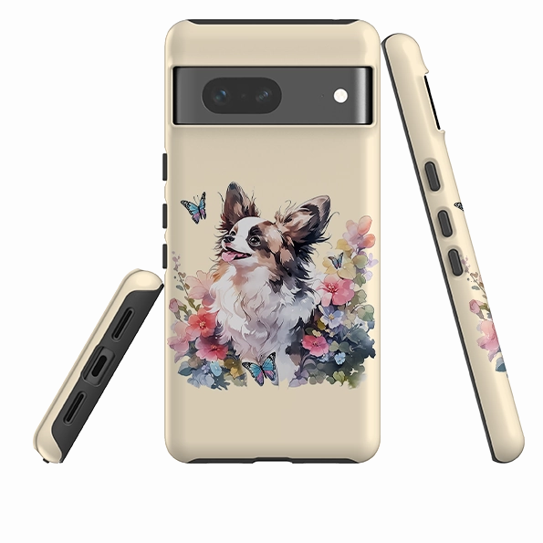 Light Finish Compact Look Google Tough  Case - Cute Dog D