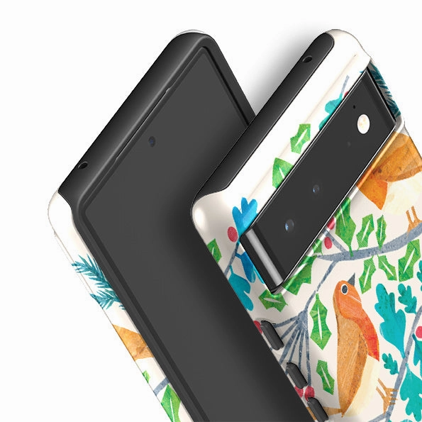Premium Detail Finish Scratch Barrier Google Tough Case -  Robins By Tracey English