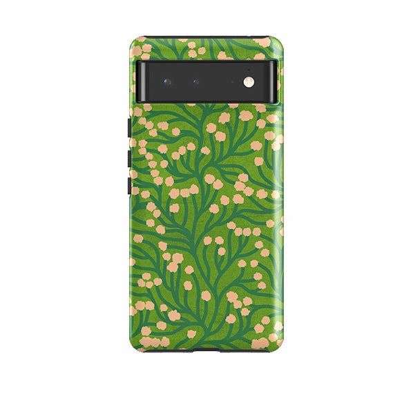 Google Tough Case -  Vine Pink And Teal By Katherine Quinn Classic Finish Minimal Look