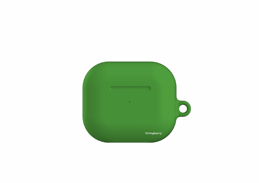 Delhi Green Airpod Case Gen 4 fashion neon airpods shell soft flexible commuter travel cover