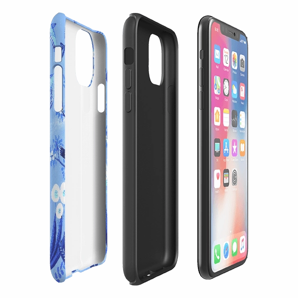 Premium Style Vivid Pattern iPhone Tough Case - Folk Art By Mary Stubberfield