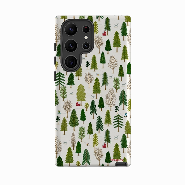 Samsung Tough Case - Winter Landscape IV By Katherine Quinn Handy Use Matte Texture