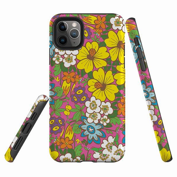 iPhone Tough Case - Kaleidoscope By Amelia Bowman Sleek Finish Light Structure