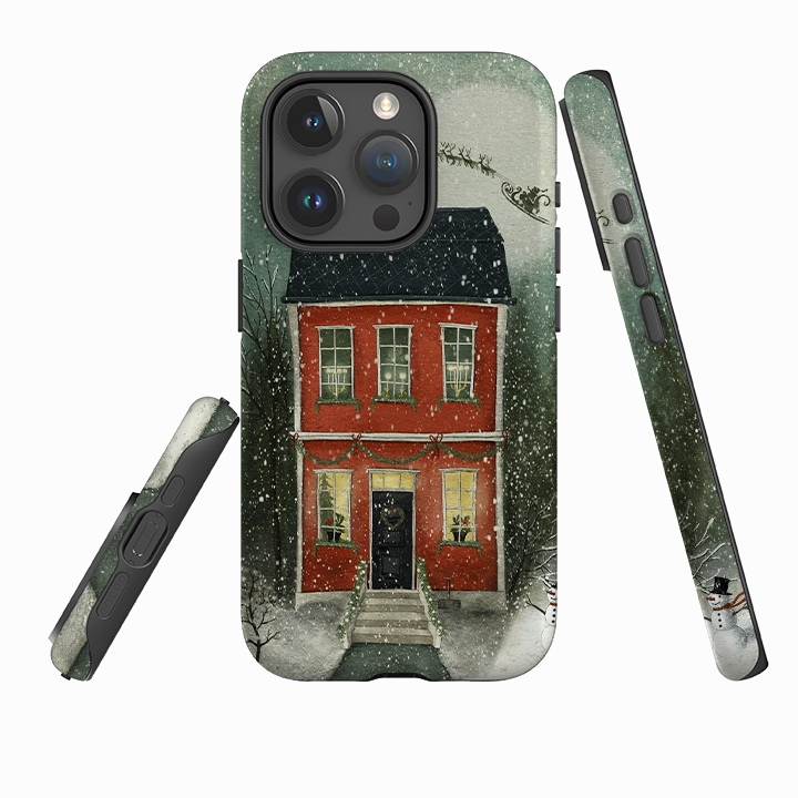iPhone Tough Case - Night Before Christmas By Maja Lindberg Wireless Compatible