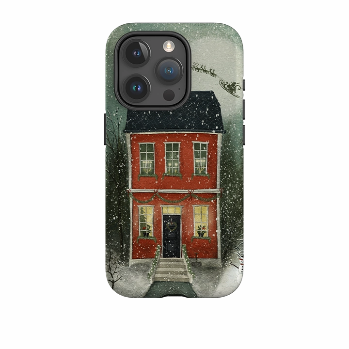 iPhone Tough Case - Night Before Christmas By Maja Lindberg Flexible Edge