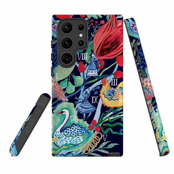 Modern Detail Protective Look Samsung Tough Case - Christmas Days II By Emma Frances Grant