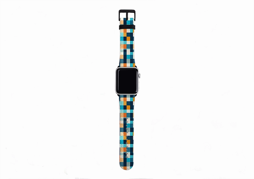 Dublin Gingham Apple Watch Strap Comfortable Feel Rugged Texture