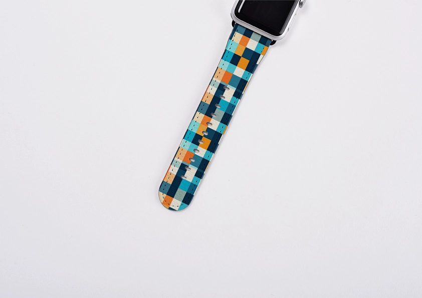 Dublin Gingham Apple Watch Strap Durable Material Fashion Comfort
