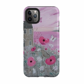 Modern Design Texture Durable Finish Layer iPhone Tough Case - Seaside Flowers By Mary Stubberfield