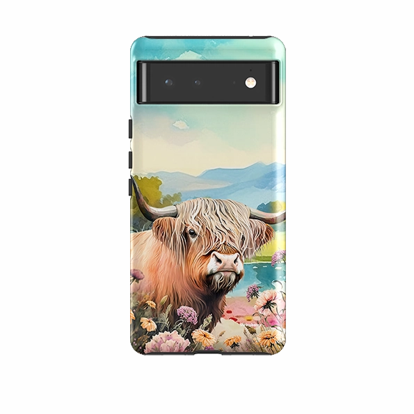 Elegant Appearance Fashion Accessory Google Tough Case -  Highland Cow I