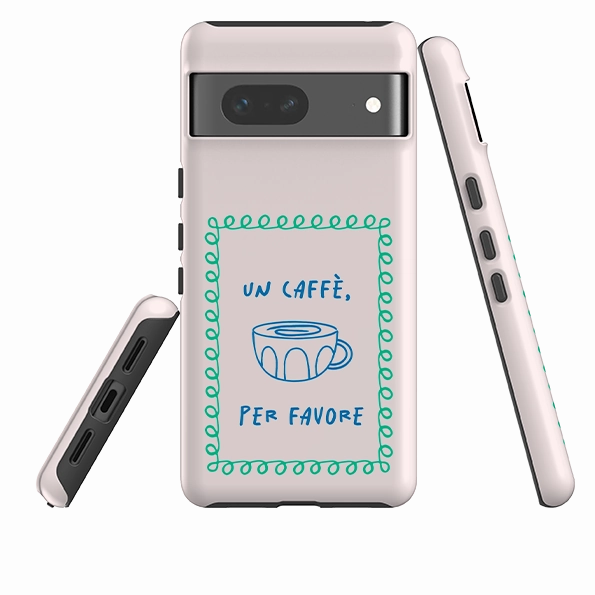 Google Tough Case - Un Cafe Flexible Pattern Layer Protective Design Layer