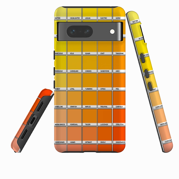 Resistant Layer Google Tough Case -  Yellow Chromology By Kitty Joseph