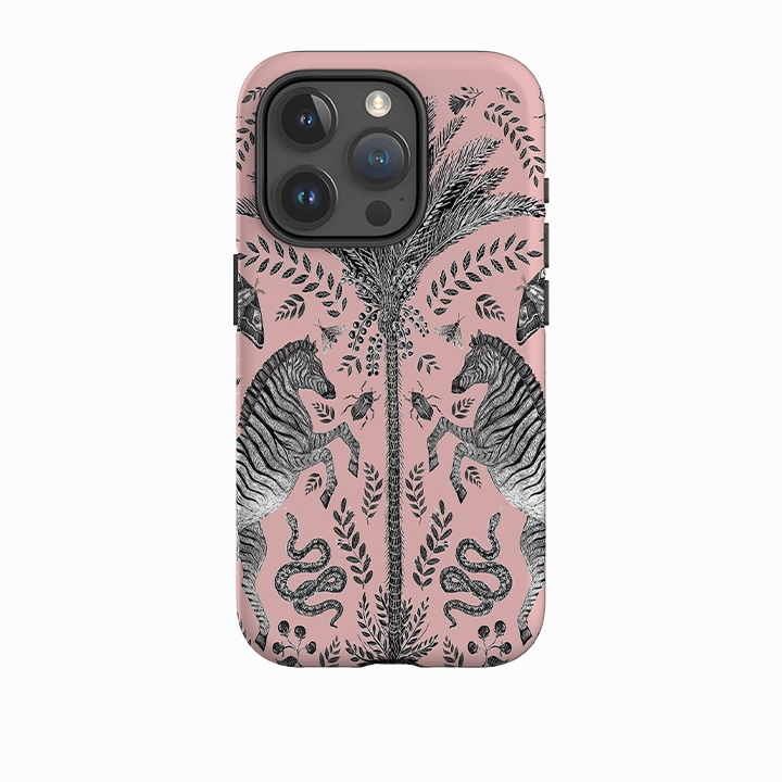 Elegant Pattern Design iPhone Tough Case - Zebra By Catherine Rowe