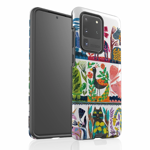 Subtle design Samsung Tough Case - Folk Colour By Tracey English