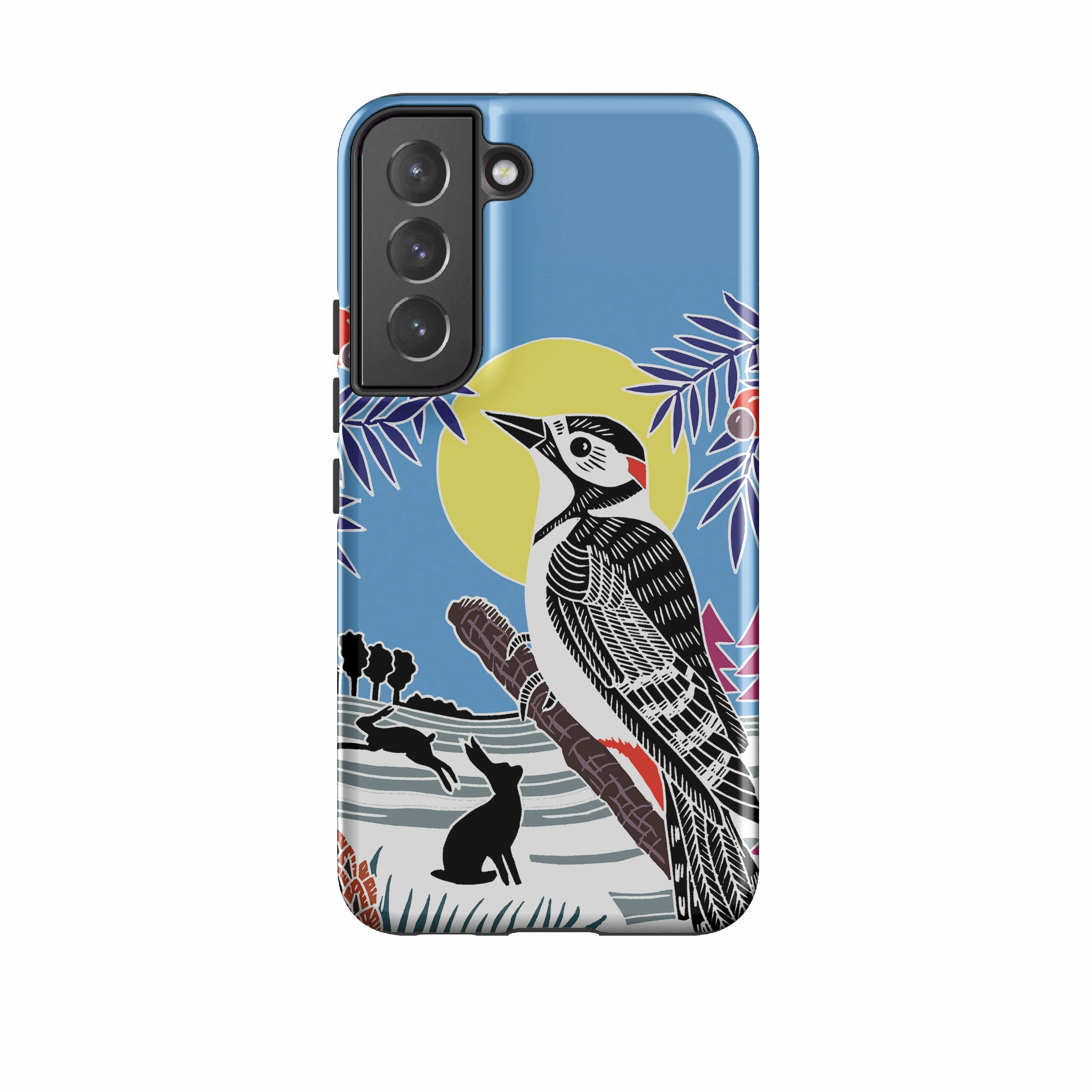 Samsung Tough Case - Woodpecker Yellow By Kate Heiss Luxury Surface Perfect Fit
