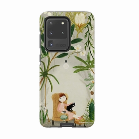 Samsung Tough Case - Imaginarium Garden I By Katherine Quinn Modern Frame Rugged Build