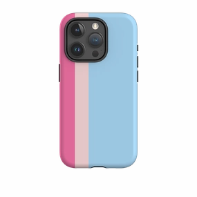 Rugged Surface Build iPhone Case - Bangkok Chroma Stripe
