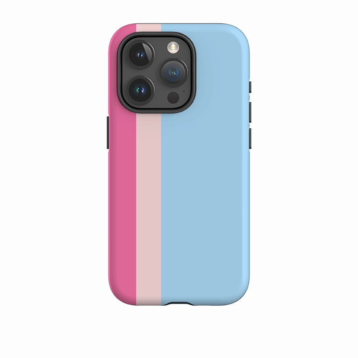 iPhone Case - Bangkok Chroma Stripe Hybrid Build Texture