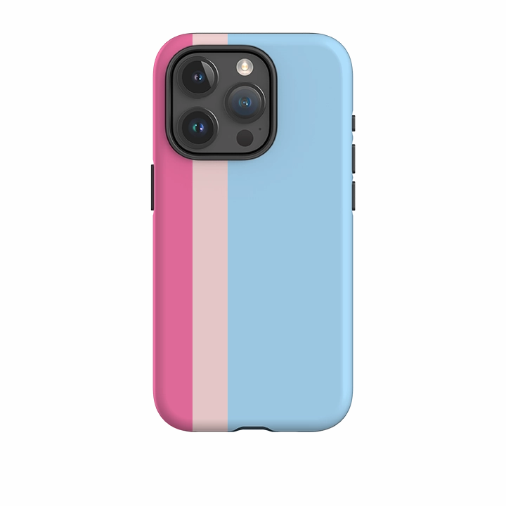 Rugged Surface Build iPhone Case - Bangkok Chroma Stripe