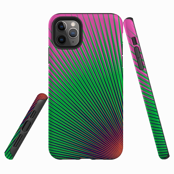 iPhone Tough Case - Halos Watermelon By Kitty Joseph Color Finish Rugged Frame