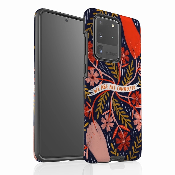 Samsung Tough Case - All Connected By Lee Foster Wilson Slim Fit Design Casual Design