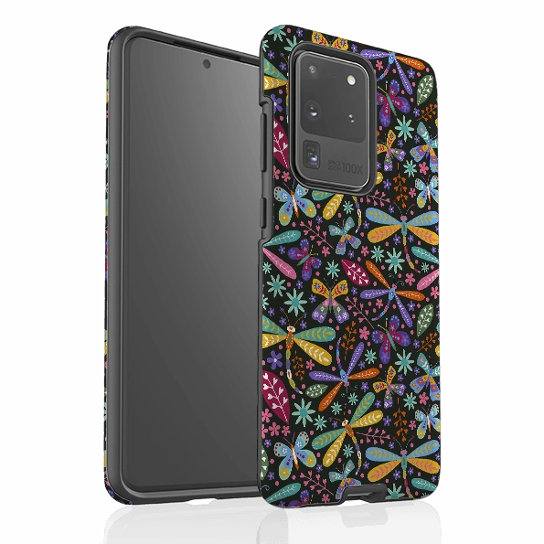 Samsung Tough Case - Dragon Flies Multi By Suzy Taylor Drop Shield Everyday Accessory