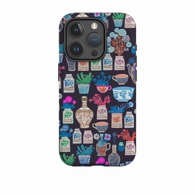 Flexible Grip Form iPhone Tough Case - Teatime By Gabriela Larios