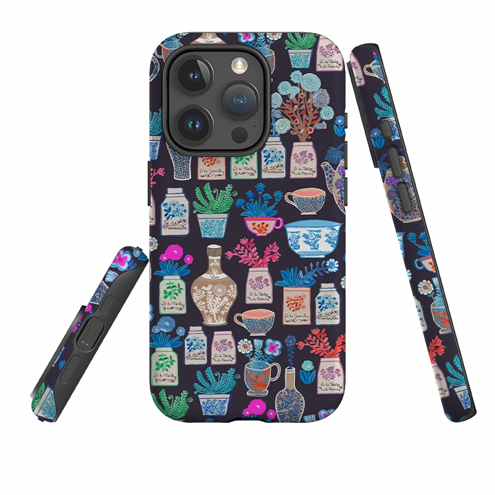 Urban Minimalism iPhone Tough Case - Teatime By Gabriela Larios