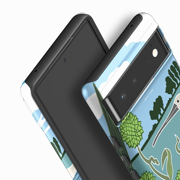 Water shield Google Tough Case -  Spoonbill By Kate Heiss