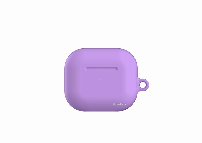 Brussels Purple Airpod Case Gen 4 shock resistant commuter silicone shell fashion ergonomic travel airpods case
