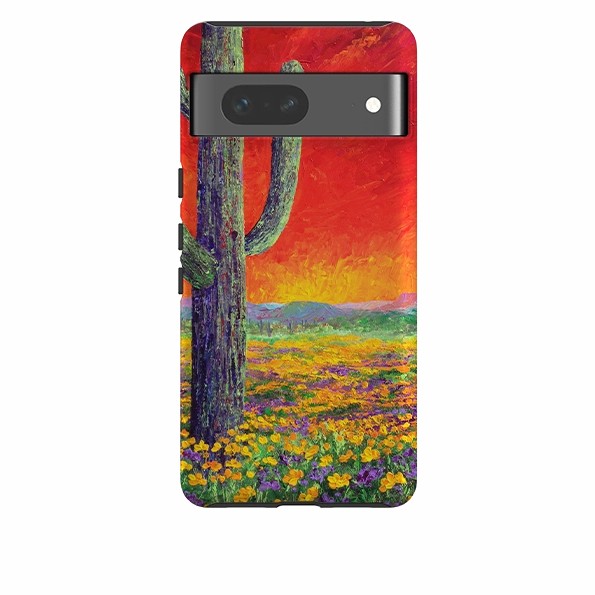 Stylish grip Refined Craftsmanship Google Tough Case -  Saguaro By Linda Calvert Jacobson