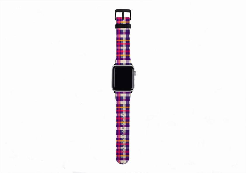 Comfortable Sport Wear Durban Gingham Apple Watch Strap
