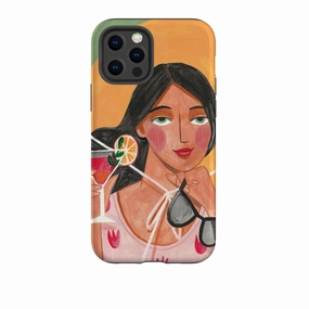 Simple Finish iPhone Tough Case - Cheers By Caroline Bonne Muller