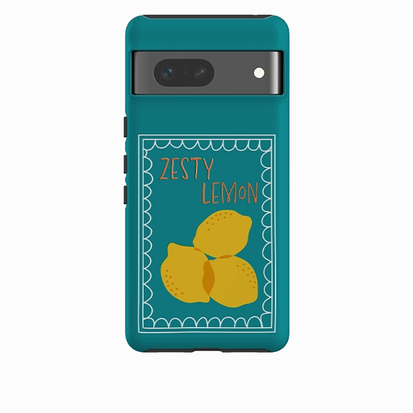 Google Tough Case - Zesty Lemons Soft Shield Marble Texture