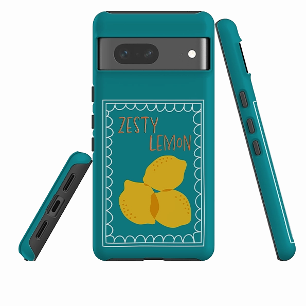 Google Tough Case - Zesty Lemons Easy Removal