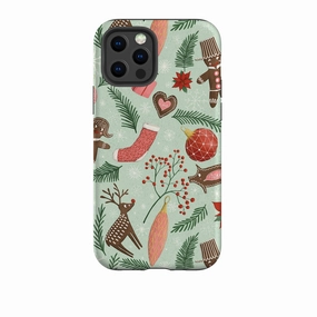 iPhone Tough Case - Christmas Feeling By Maja Lindberg Polished Edge Lightweight Feel